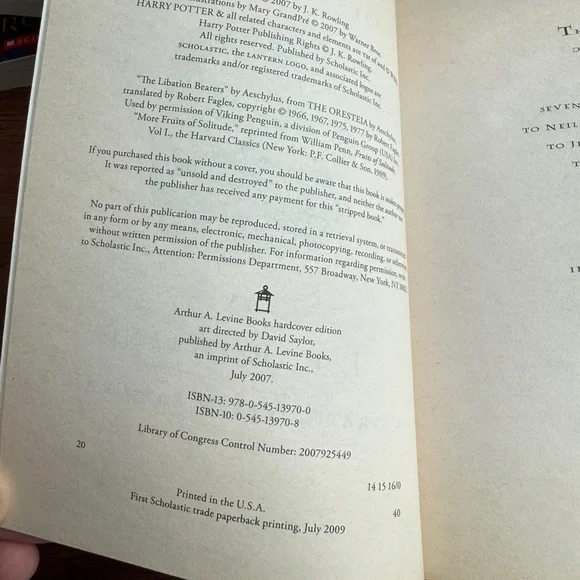 Harry Potter Paperback Book Set - Picture 4 of 6